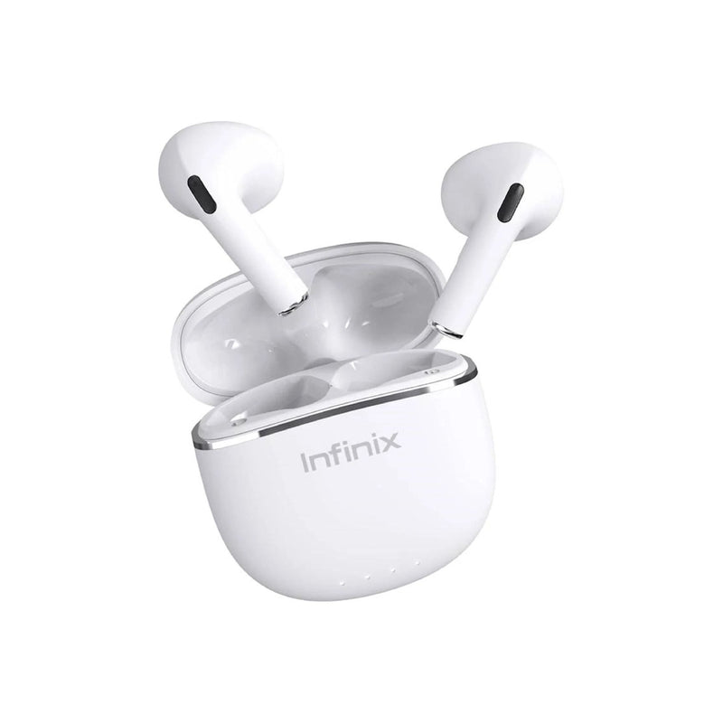 Infinix Buds Lite Clear Vocal, Active Noise Cancellation, Water Resistant IPX4 - XE23 - White