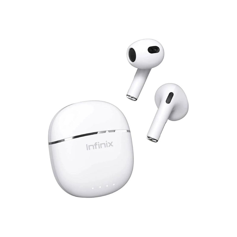 Infinix Buds Lite Clear Vocal, Active Noise Cancellation, Water Resistant IPX4 - XE23 - White