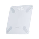 ميزان الجسم الذكي بورودو لايف ستايل بتقنية البلوتوث مع تطبيق تفاعلي لنظامي التشغيل ايفون واندرويد، ومقياس دهون الجسم - PD-LSBSC-WH - أبيض