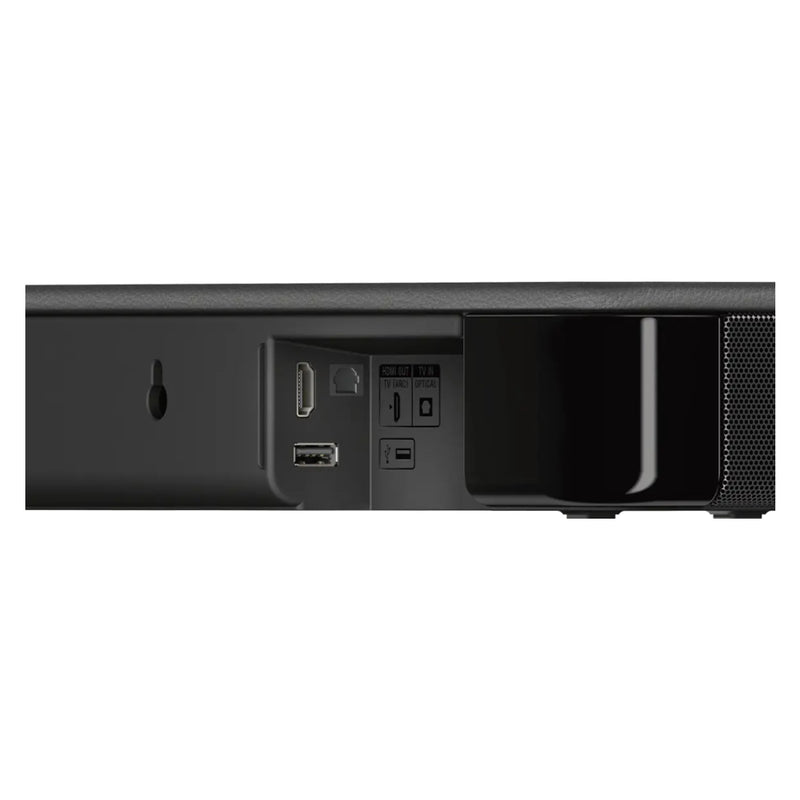 Sony 2.0 Channel 120W Single Unit Compact Soundbar With Bass Reflex Speakers, Bluetooth, USB Connectivity - HT-S100F - Black