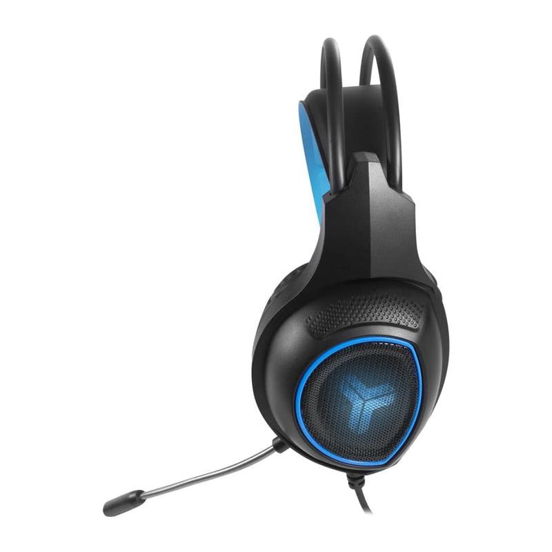 Avalon Reevo Wired Gaming Headset, 7.1 Surround Sound PS4 Headset with Microphone, For Games, PC Headphones, Heavy Bass, Telescopic, Noise Isolation - Black/ Blue