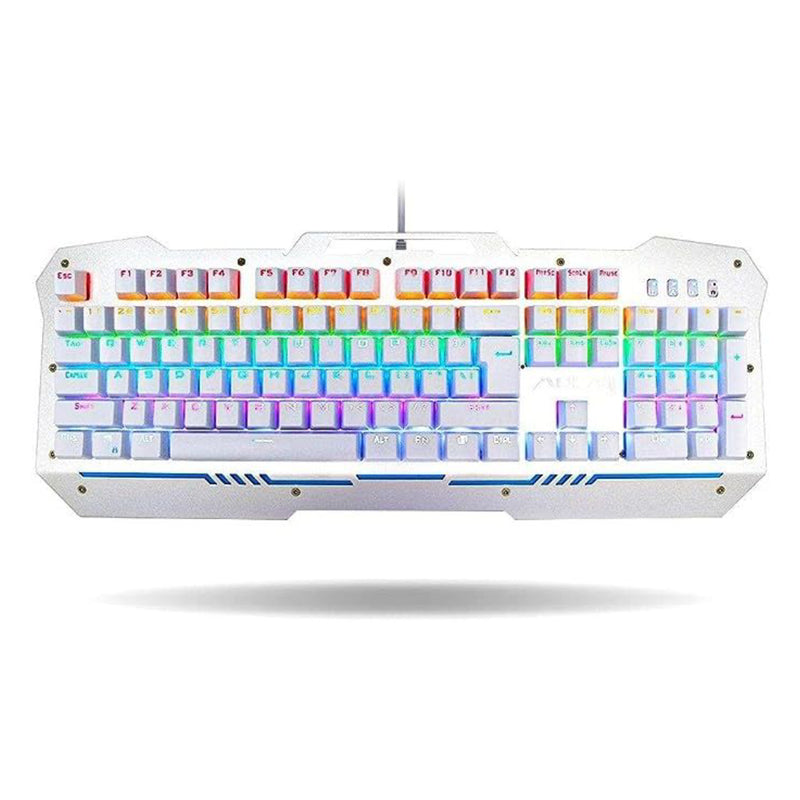 Aula F2009 LED Backlight Wired Backlit Professional Mechanical Gaming Keyboard - White