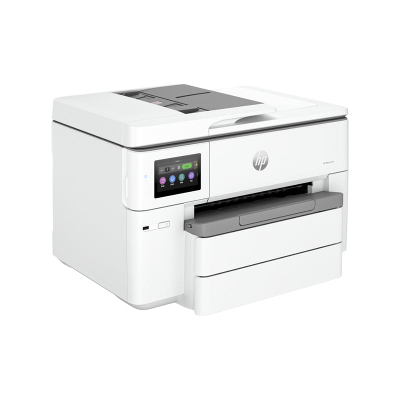 HP OfficeJet Pro 9730 Wide Format All-in-One Printer Large Format Print and Scan, Double Letter A3, Compatible Colors in P3, Wireless - White