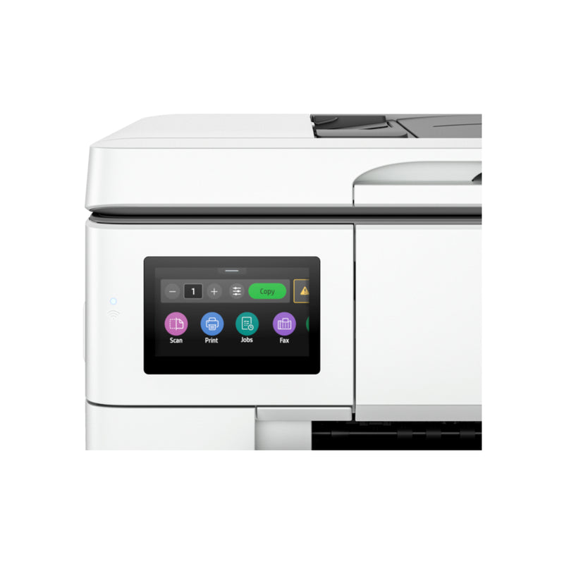 HP OfficeJet Pro 9730 Wide Format All-in-One Printer Large Format Print and Scan, Double Letter A3, Compatible Colors in P3, Wireless - White