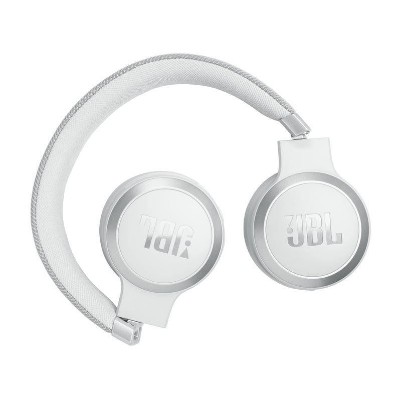 JBL Live 670NC Wireless On-Ear Headphones With True Adaptive Noise Cancelling - White