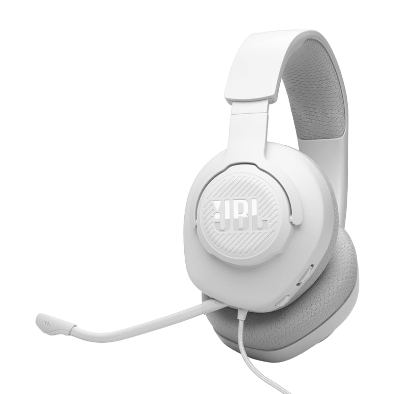 JBL Quantum 100 M2 Over Ear Gaming Headset with Microphone - White