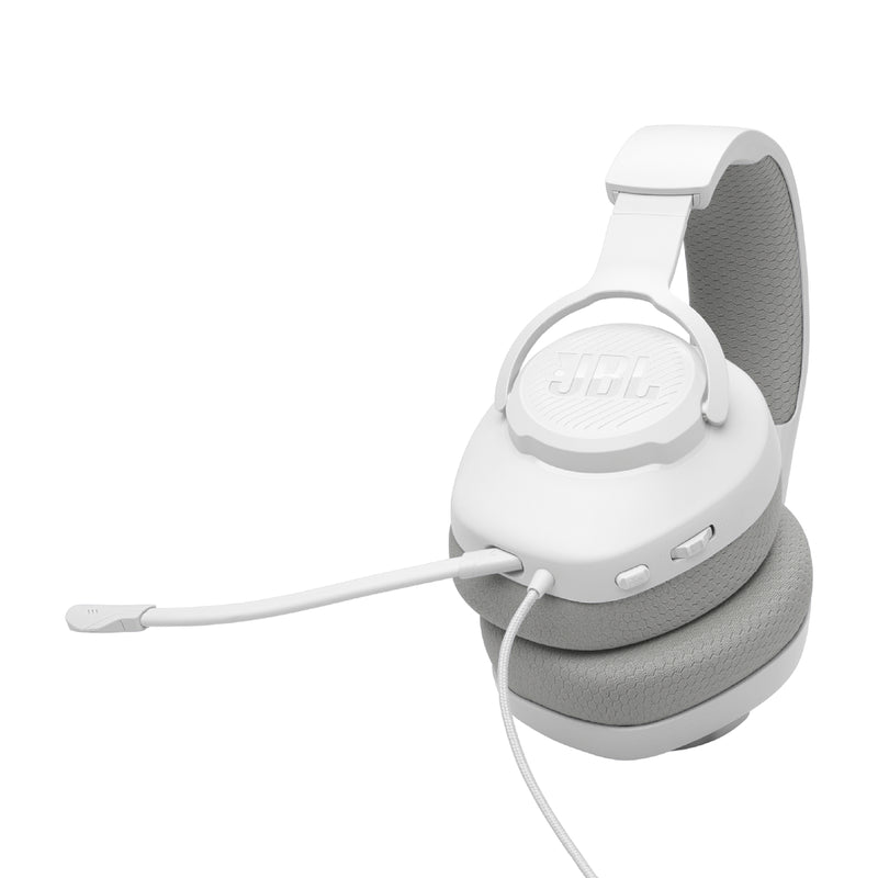 JBL Quantum 100 M2 Over Ear Gaming Headset with Microphone - White