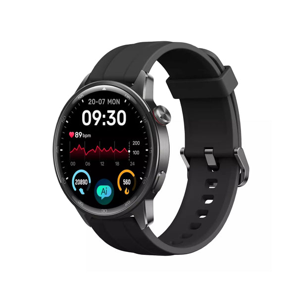 Realme Watch S2, 1.43" AMOLED Display, Super AI Engine & up to 20 days battery Smartwatch, One Size - Black