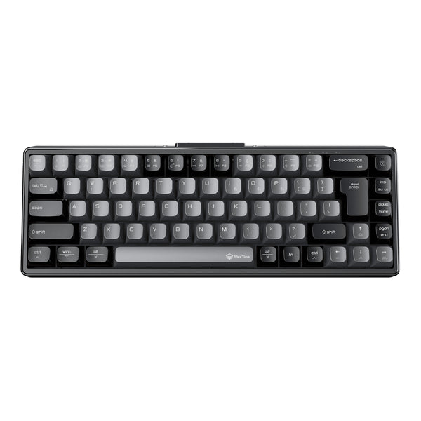 Meetion MK12 Wireless/Wired Mechanical Keyboard 65%Triple-Mode RGB Full Key Hot-Swap (Arabic & English) - Elegant Black