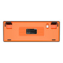 لوحة مفاتيح ميكانيكية Meetion MK12 لاسلكية/سلكية، 65%، وضع ثلاثي، RGB، تبديل كامل للمفاتيح (عربي وإنجليزي) - أسود أنيق 