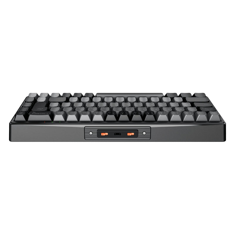 Meetion MK12 Wireless/Wired Mechanical Keyboard 65%Triple-Mode RGB Full Key Hot-Swap (Arabic & English) - Elegant Black