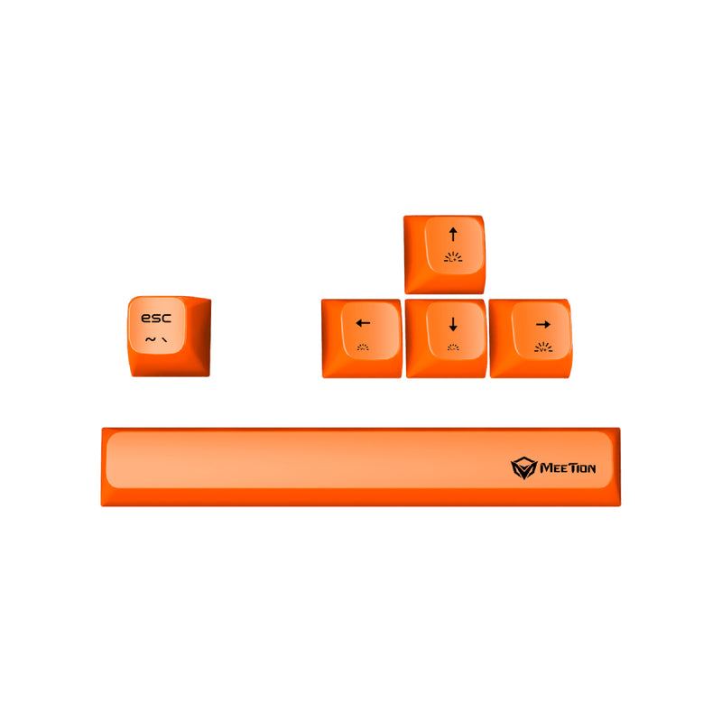 Meetion MK12 Wireless/Wired Mechanical Keyboard 65%Triple-Mode RGB Full Key Hot-Swap (Arabic & English) - Elegant Black