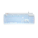 لوحة مفاتيح الألعاب الميكانيكية Meetion MK600 مفتاح أحمر إضاءة خلفية قوس قزح تسجيل ماكرو قابل للتخصيص (عربي وإنجليزي) - أبيض 