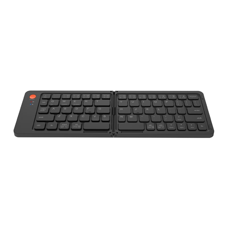 Meetion BTK001 Bluetooth Mini Slim Folding Keyboard coverage up to 10m Built-in battery, Energy-efficient wireless technology (English) - Black