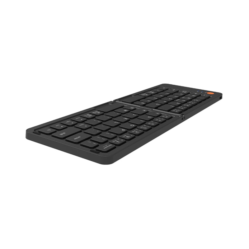 Meetion BTK001 Bluetooth Mini Slim Folding Keyboard coverage up to 10m Built-in battery, Energy-efficient wireless technology (English) - Black