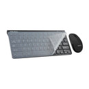 مجموعة لوحة المفاتيح والماوس Meetion Mini 4000 اللاسلكية بتردد 2.4 جيجاهرتز، مستقبل USB نانو، تقنية لاسلكية موفرة للطاقة (الإنجليزية) - أسود