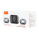 ميشن أم تي - SP2110 سماعة بلوتوث ، خرج مدوٍ 5 وات، صوت عالٍ، جهير صادم، تجربة صوتية فائقة 2.1 قناة - أسود 