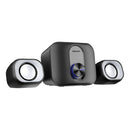 ميشن أم تي - SP2110 سماعة بلوتوث ، خرج مدوٍ 5 وات، صوت عالٍ، جهير صادم، تجربة صوتية فائقة 2.1 قناة - أسود 