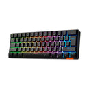 Meetion MK005BT Mechanical Gaming Keyboard Full keys anti-ghosting RGB Chromatic Backlight Wired/Bluetooth Dual Mode Mechanical (Arabic & English) - Black