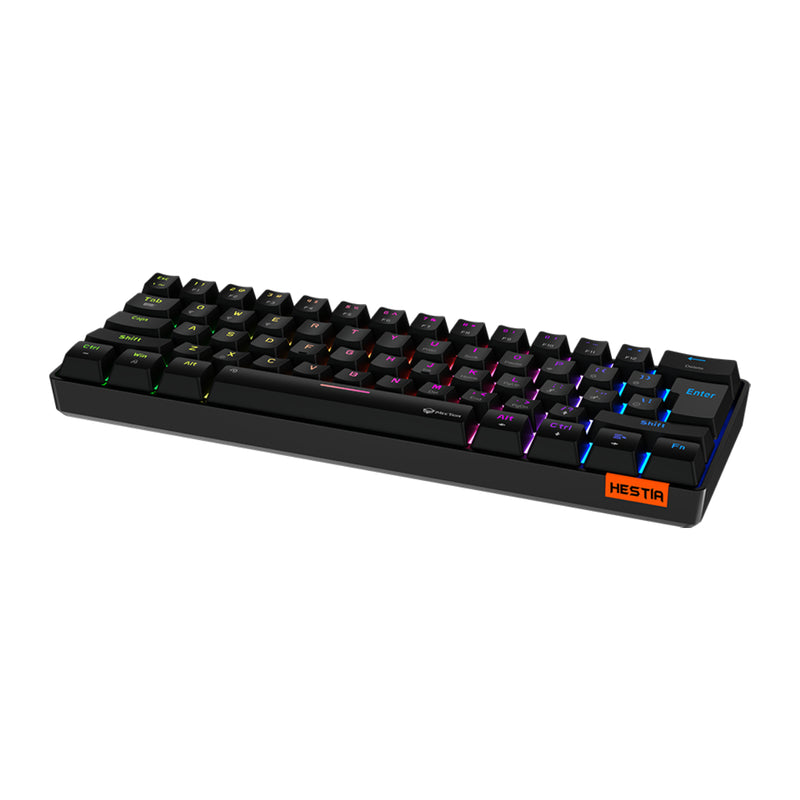 Meetion MK005BT Mechanical Gaming Keyboard Full keys anti-ghosting RGB Chromatic Backlight Wired/Bluetooth Dual Mode Mechanical (Arabic & English) - Black