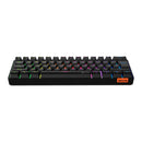 Meetion MK005BT Mechanical Gaming Keyboard Full keys anti-ghosting RGB Chromatic Backlight Wired/Bluetooth Dual Mode Mechanical (Arabic & English) - Black