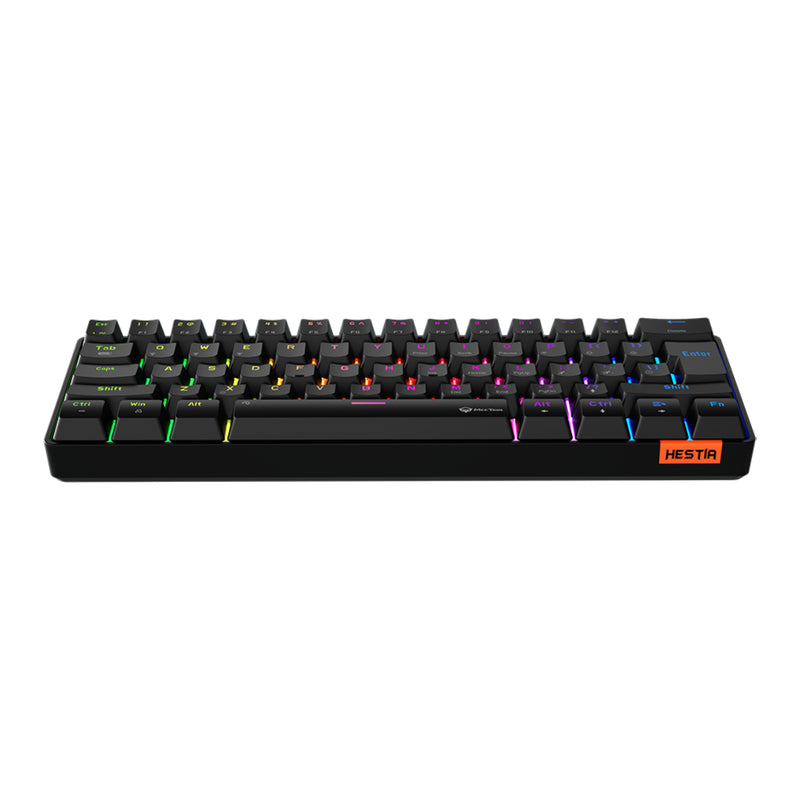 Meetion MK005BT Mechanical Gaming Keyboard Full keys anti-ghosting RGB Chromatic Backlight Wired/Bluetooth Dual Mode Mechanical (Arabic & English) - Black