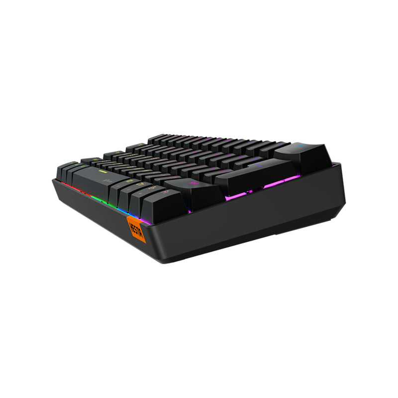 Meetion MK005BT Mechanical Gaming Keyboard Full keys anti-ghosting RGB Chromatic Backlight Wired/Bluetooth Dual Mode Mechanical (Arabic & English) - Black