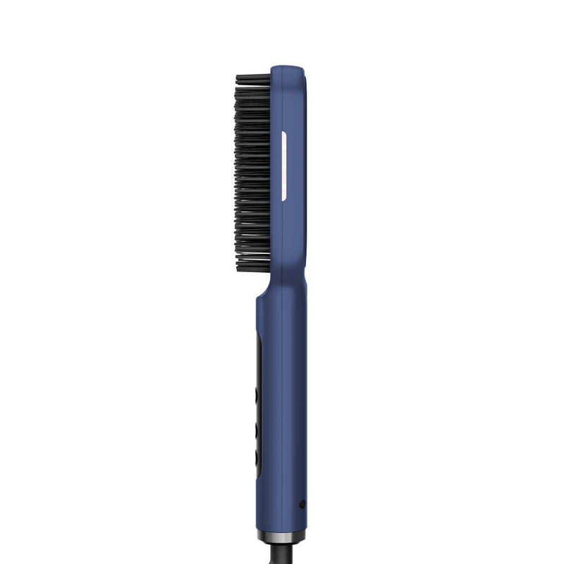 Rush Brush S3 Infra Hot Brushes Straightener - Navy Blue