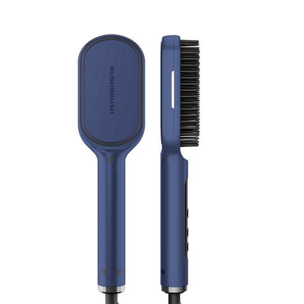 Rush Brush S3 Infra Hot Brushes Straightener - Navy Blue