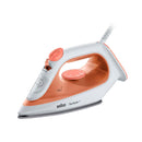 Braun Steam iron Texstyle 1 19000W Light and fast ironing, Energy Saving - SI 1009 - Orange/White