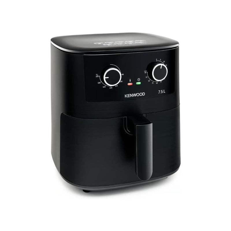 Kenwood Air Fryer XXL 1650 Watt, 7.5 Liter Capacity, Temperature control, Automatic Shut-Off, Easy cleaning - HFP76.000BK - Black