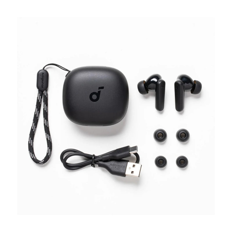 Anker Soundcore R50i VI Bluetooth Earphone, AI-Enhanced Clear Calls, Fast Charging - Black