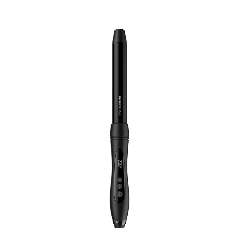 Rush Brush C1 Curler PTC Heater for Fast Heat Up, Automatic Shut-Off, LED Screen - Black