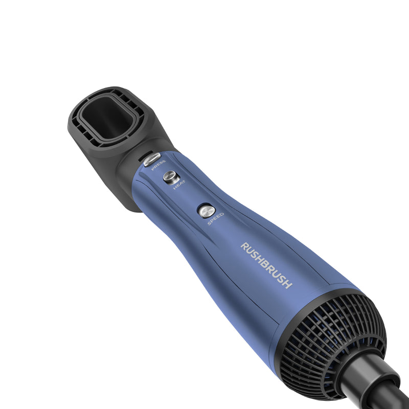 Rush Brush Plus 6 Air Styler Air technology that styles your hair without exposing it to excessive heat - Navy Blue