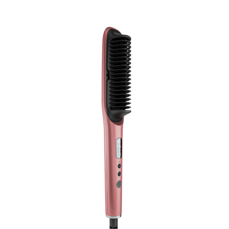 Rush Brush S2 Elite Perfect Hair In A Heartbeat, Automatic Shut-Off, LED Screen - Rose Gold