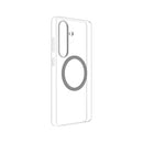 سامسونج جالاكسي S25 جراب مغناطيسي شفاف للغاية - أبيض 