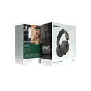 جرين ليون سولار إيكو بخاصية إلغاء الضوضاء النشط ووقت تشغيل غير محدود سماعة تعمل بالطاقة الشمسية، تدعم AUX، ميكروفون، مسافة 10 أمتار - لون أسود