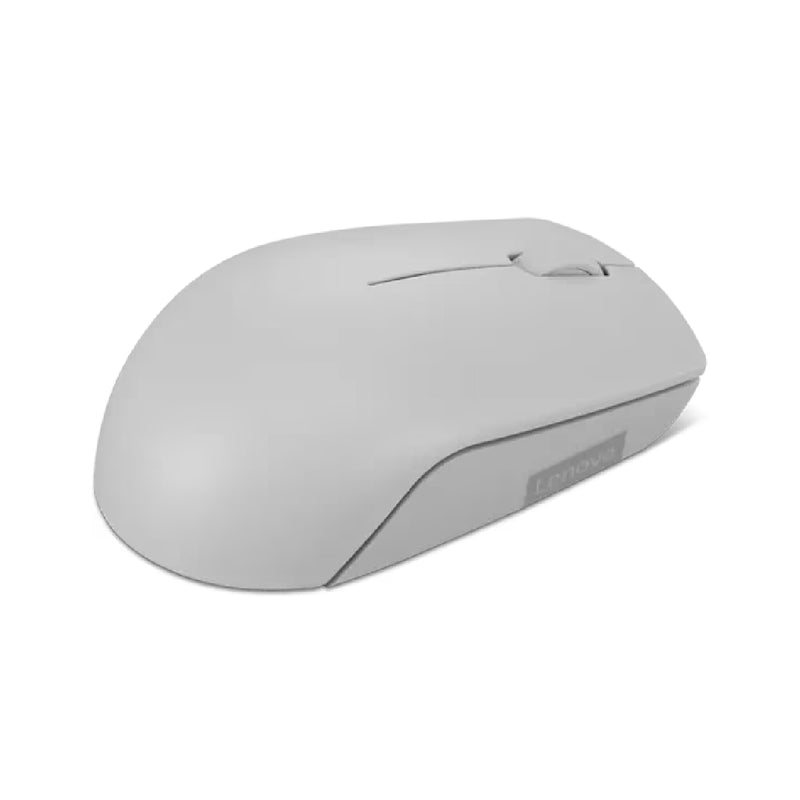 Lenovo 300 Wireless Compact Mouse, Optical sensor with 1000 DPI resolution, Compact and portable design - Arctic Grey