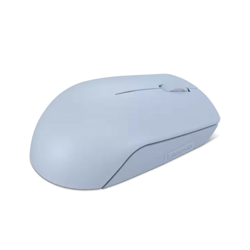 Lenovo 300 Wireless Compact Mouse, Optical sensor with 1000 DPI resolution, Compact and portable design - Frost Blue