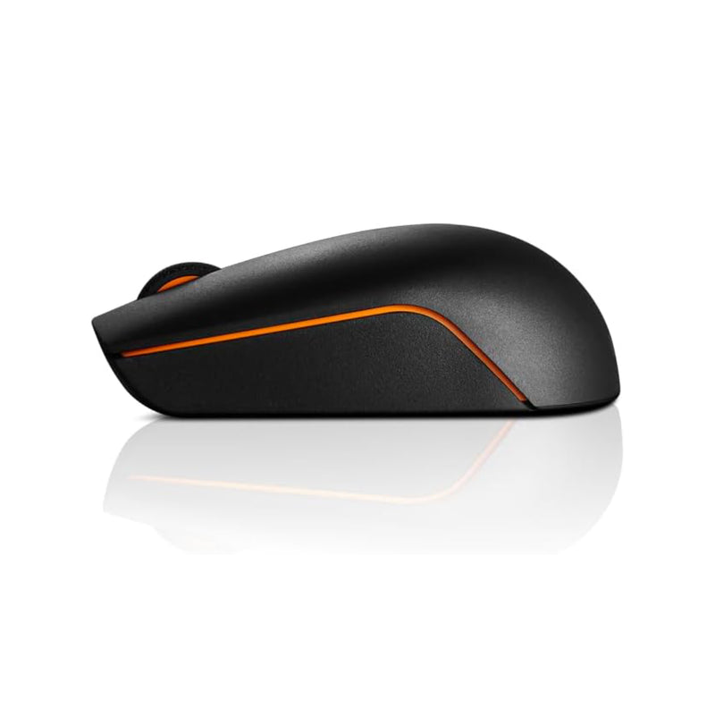 Lenovo 300 Wireless Compact Mouse Compact Mouse, Optical sensor with 1000 DPI resolution, Compact and portable design - Black