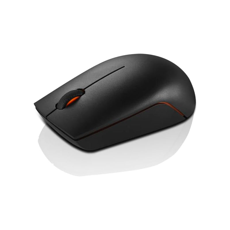 Lenovo 300 Wireless Compact Mouse Compact Mouse, Optical sensor with 1000 DPI resolution, Compact and portable design - Black