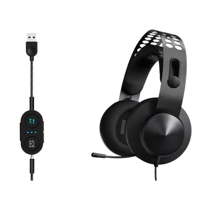 Lenovo Legion H500 Pro 7.1 Surround Sound Gaming Headset Premium Sound & Ultimate Comfort - GXD0T69864 - Black