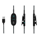 لينوفو ليجيون H500 برو 7.1 سيرراوند ساوند سماعة الألعاب صوت ممتاز وراحة قصوى - أسود