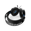 لينوفو اتش300 سماعة الألعاب الاستريو ذات الوسائد الناعمة مع جلد البولي يوريثان للألعاب طويلة الأمد - أسود