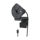 Logitech Brio 300 Full HDA 1080p Webcam With Auto Light Correction, Noise-Reducing Mic, and USB-C Connectivity