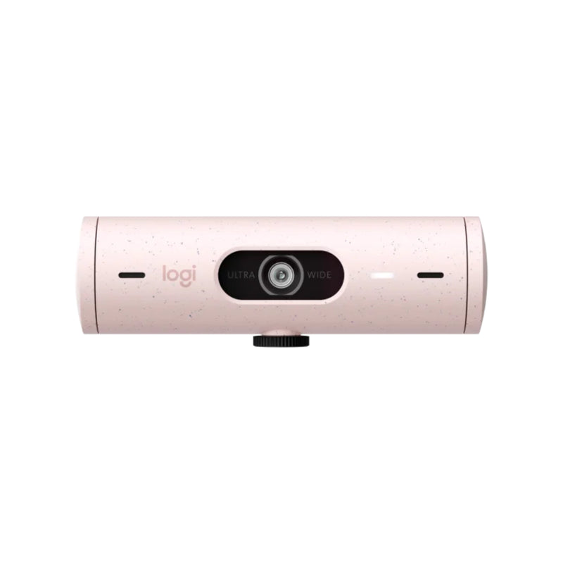 Logitech Brio 500 Full HD 1080p webcam with light correction, auto-framing, and Show Mode - 960-001421 - Rose