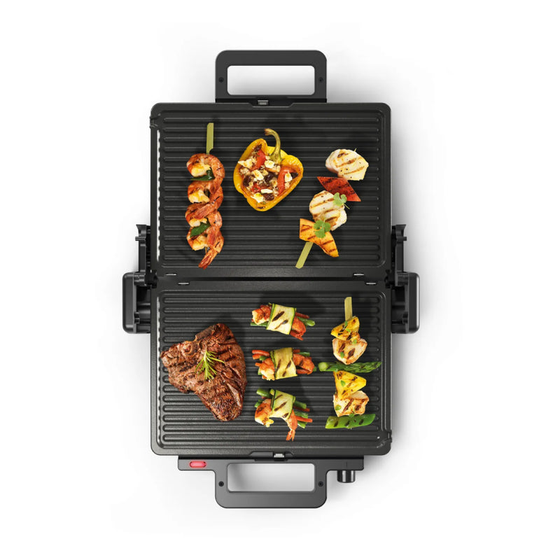 Bosch Electric Grill 2000W 3 in 1 Toaster Sandwich Maker Grill - TCG3323 - Black