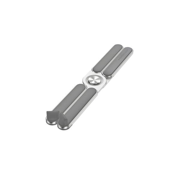 Powerology Aluminium Alloy Laptop Stand Foldable - Silver