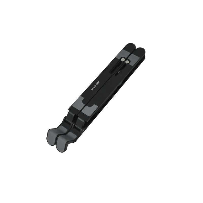 Green Lion Foldable Laptop Stand 7 Tilts - Black