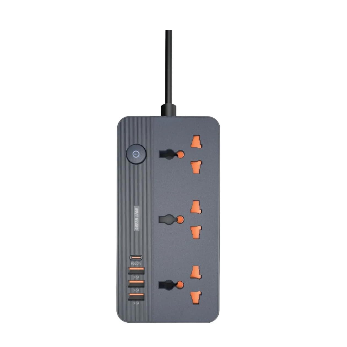 Green Lion GS-200 Power Socket 2500W - Black